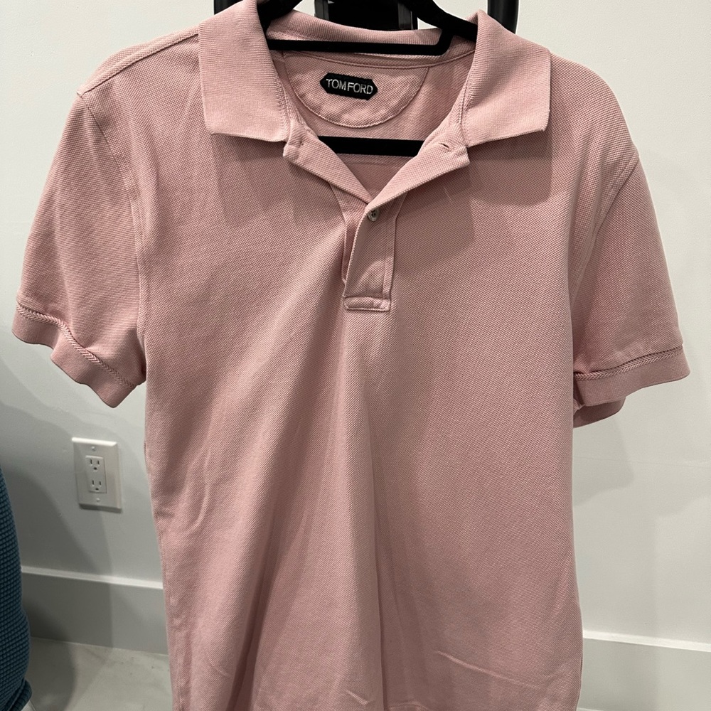 Tom Ford men’s pink polo